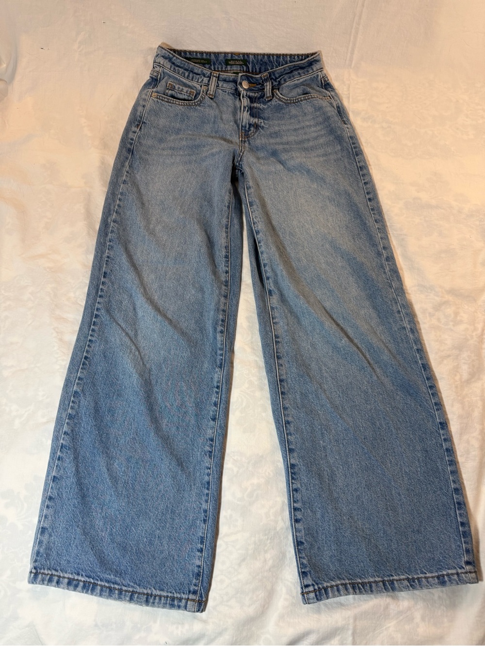 Wide Leg Light Blue Women's Jeans